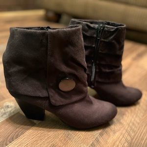 Covington Size 9 Booties~Dark Gray almost Brown~